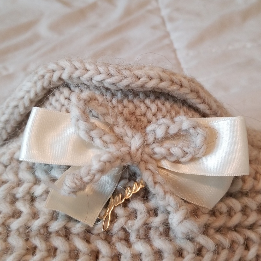 Knit Guess Infinity Scarf - Picture 2 of 3